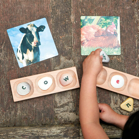 Three Pebble Word Building Tray 6pk  hi\-res