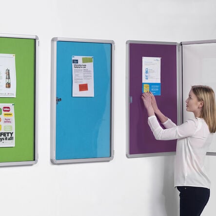 FlameShield Lockable Noticeboard  hi\-res