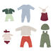 Role Play Doll Clothes 6pk  hi\-res