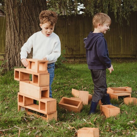 Outdoor Hollow Building Blocks 24pk  hi\-res