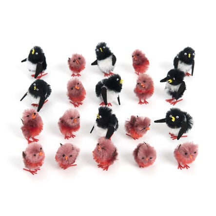 Robins \x26 Penguins Decorations 20pk  hi\-res
