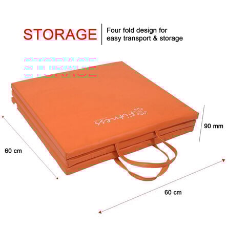Tri\-Fold Gym Exercise Mat 6x2ft  hi\-res