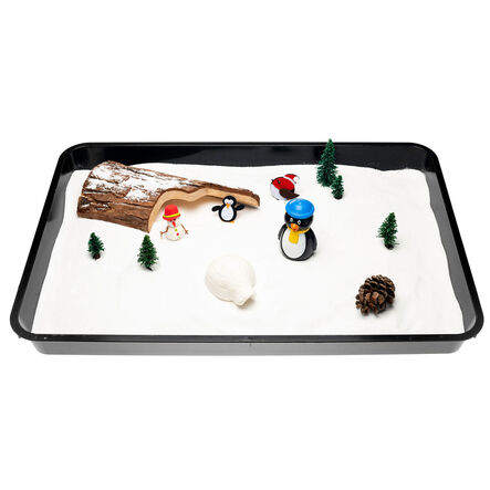 Rainbow ECO ECO Sparkle Snow White Sand 1kg  hi\-res