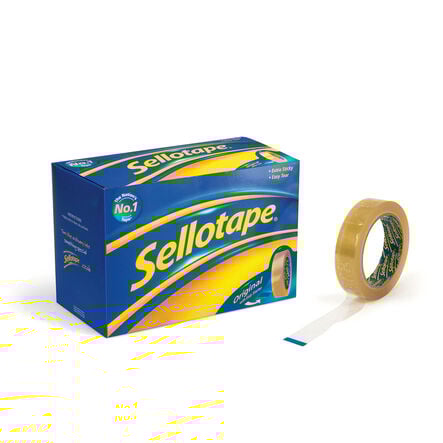 Sellotape® Original Golden Tape 24mm x 66m 6pk  hi\-res