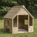 Outdoor Wooden Playhouse Shelter with Table \x26 Benches  hi\-res