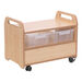 Millhouse Double Sided 2 in 1 Easel \x26 Storage Trolley  hi\-res