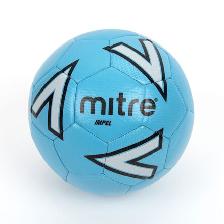 Mitre 12 Impel Training Footballs \x26 Strge Bag Blue Size 4  hi\-res