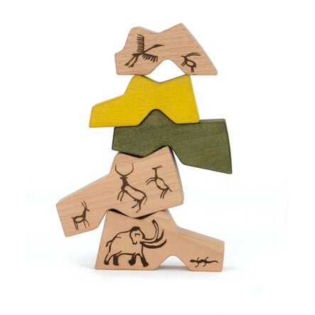 Wooden Cave Drawing Blocks 5pcs  hi\-res