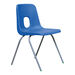 Hille Series E Class Chairs Seat height 460mm Sapphire Blue Sapphire Blue hi\-res