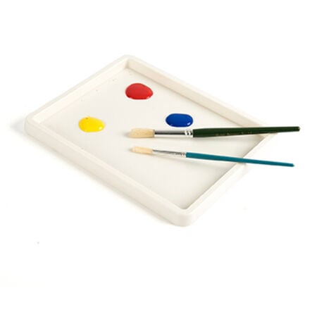 Paint and Inking White Plastic Tray 225 x 175mm  hi\-res