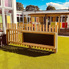 Outdoor Wooden Mounted Chalkboard  Outdoor Wooden Mounted Chalkboard  hi-res