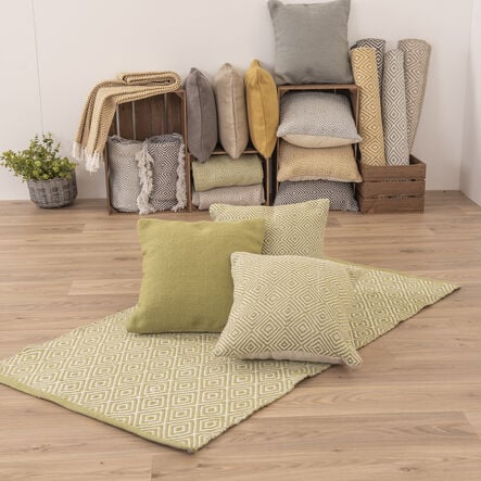 Small Eco Friendly Rug and Cushion Set  hi\-res