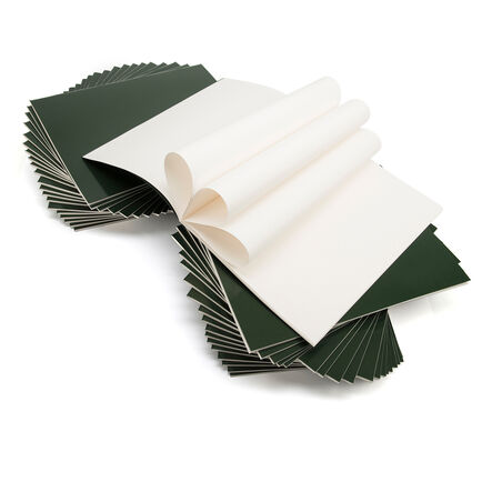 Pisces Laminated Stapled Sketchbooks A4 100gsm 36pk Green Green hi\-res