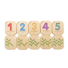 Braille Number Tiles 1-10  hi-res