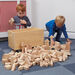 Wooden Construction Blocks in a Cart 224pcs  hi\-res