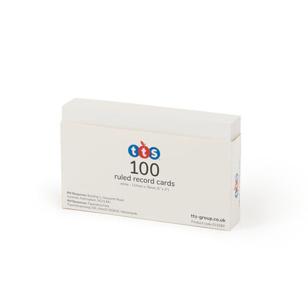TTS Revision Cards 100pk W76 x L127mm  hi\-res