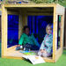 Outdoor Wooden Sensory Den Cube  hi\-res