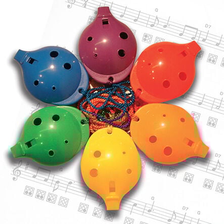 Ocarina Rainbow 4\-Hole Musical Instrument  hi\-res