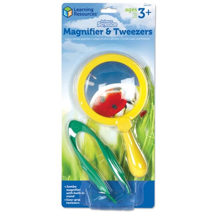Learning Resources Jumbo Magnifier and Tweezer Set  hi\-res