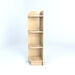Left Hand Library End Bookcase In Maple  hi\-res