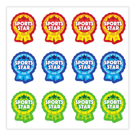 Sports Day Rosette Stickers  hi\-res