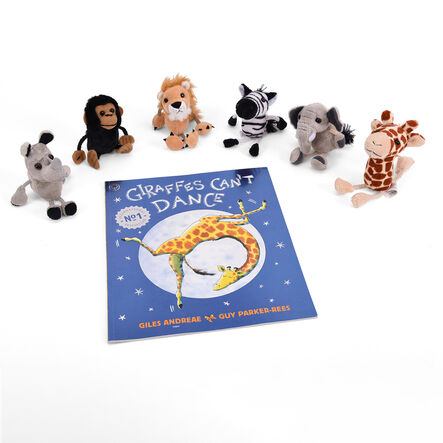 Story Book \x26 Puppet Sets Giraffes Can\'t Dance  hi\-res