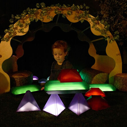 TTS Loose Parts Glow Jewelled Shapes Range  hi\-res