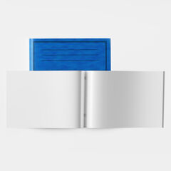 A4 Exercise Book Plain Landscape Blue 24pg 50pk Blue A4 Exercise Book Plain Landscape Blue 24pg 50pk Blue hi-res