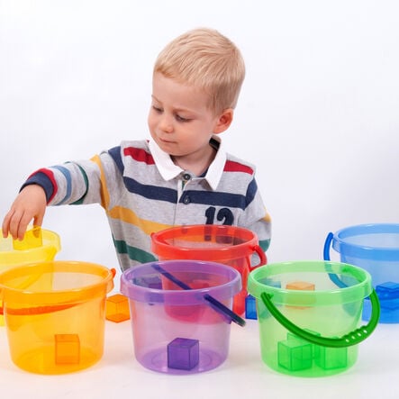 Translucent Color Bucket Set  hi\-res