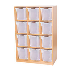 Static Triple Tray Storage Unit 12 Jumbo  hi-res