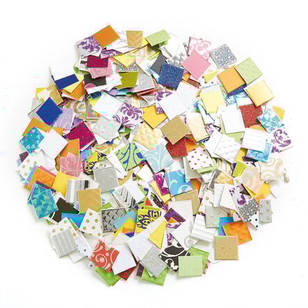 Jumbo Textured Paper Mosaics Assorted 2000pk  hi\-res