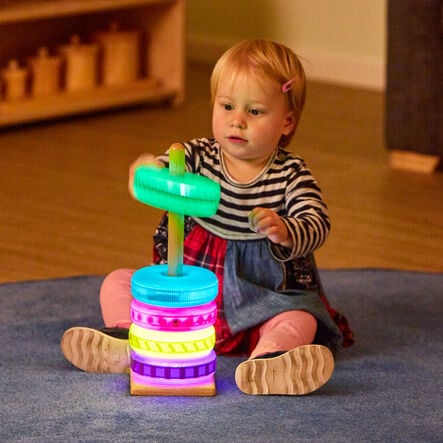 TTS Glow, Stack \x26 Build Texture Tower Discs 5pk  hi\-res