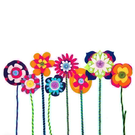 Large Brightly Coloured Craft Buttons 1lb Bag  hi\-res
