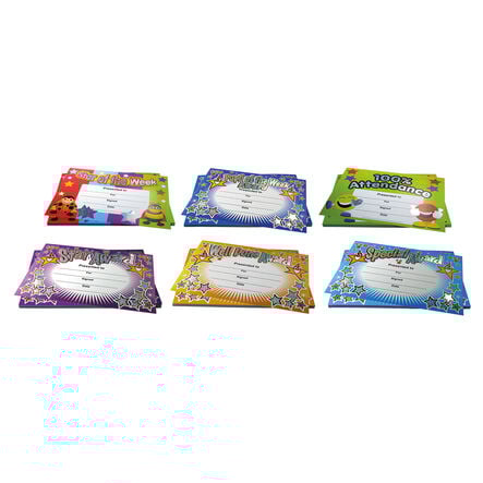 Assorted Sparkly Certificates 120pk  hi\-res