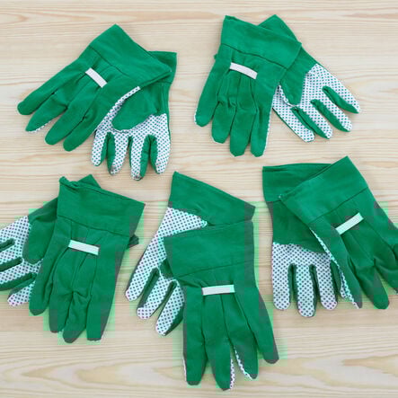 Child Size Gardening Gloves 5pk  hi\-res