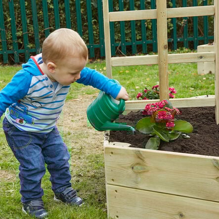 Wooden Planters with Trellis Square  hi\-res