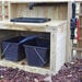 TTS Outdoor Wooden Sink with Pump H103 x W76 x D56cm  hi\-res