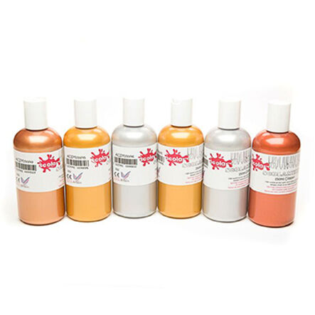 Scolamelt Metallic Paint Set Assorted 150ml 6pk  hi\-res