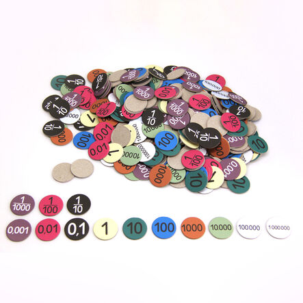 Recycled Place Value Counters  hi\-res