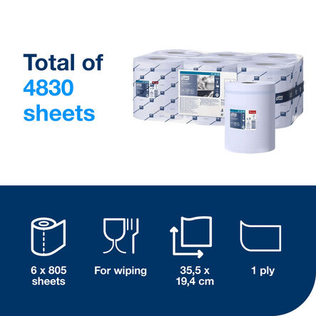 TORK® Reflex Wiping Paper 1 Ply 6pk  hi\-res