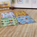 Small World Road Map Carpets 4pk  hi\-res