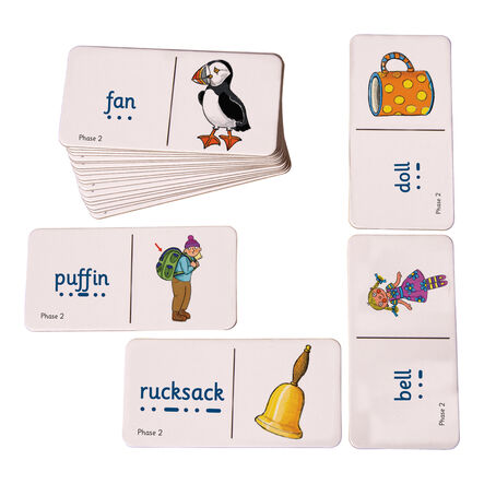 Decodable Word Dominoes Full Set Phases 2\-5  hi\-res