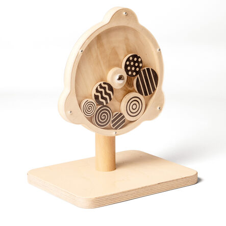 Wooden Rotating Jingle Bell Wheel  hi\-res