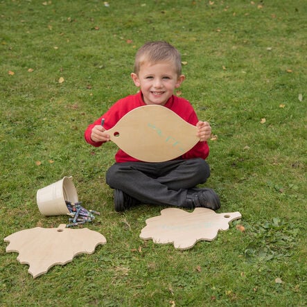 TTS Wooden Leaf Mark Making Boards with Stand  hi\-res
