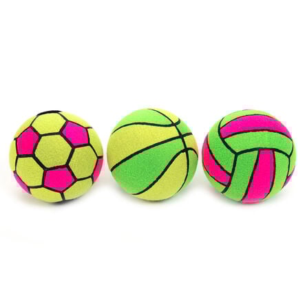Soft Felt Fuzz Balls 3pk  hi\-res
