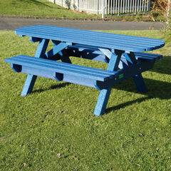 Marmax Picnic Bench Extended Top Wheelchair Accessible  hi-res