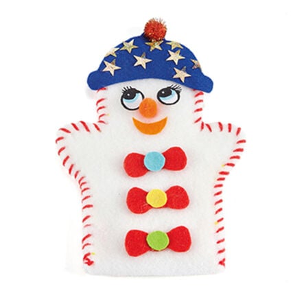 Make Your Own Felt Snowman Puppets 30pk  hi\-res