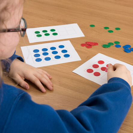Multicoloured 20mm Plastic Counters  hi\-res