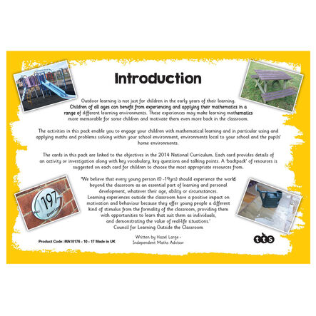 TTS Outdoor Maths Problem Solving Cards Year 4  hi\-res