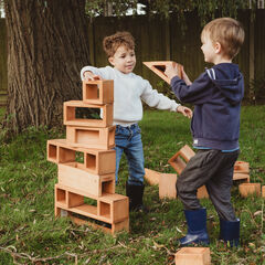 Outdoor Hollow Building Blocks 24pk  hi-res